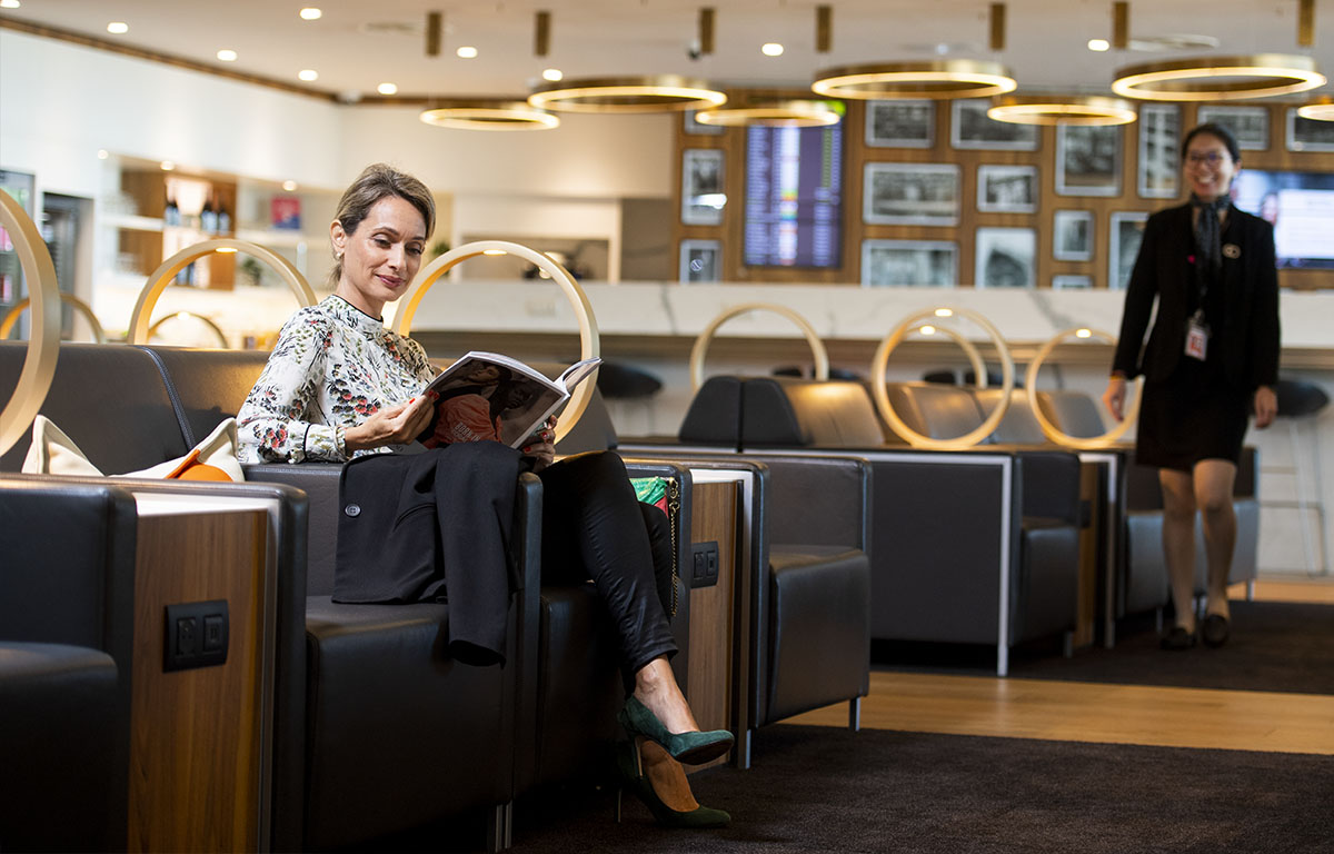 Airport lounge offers